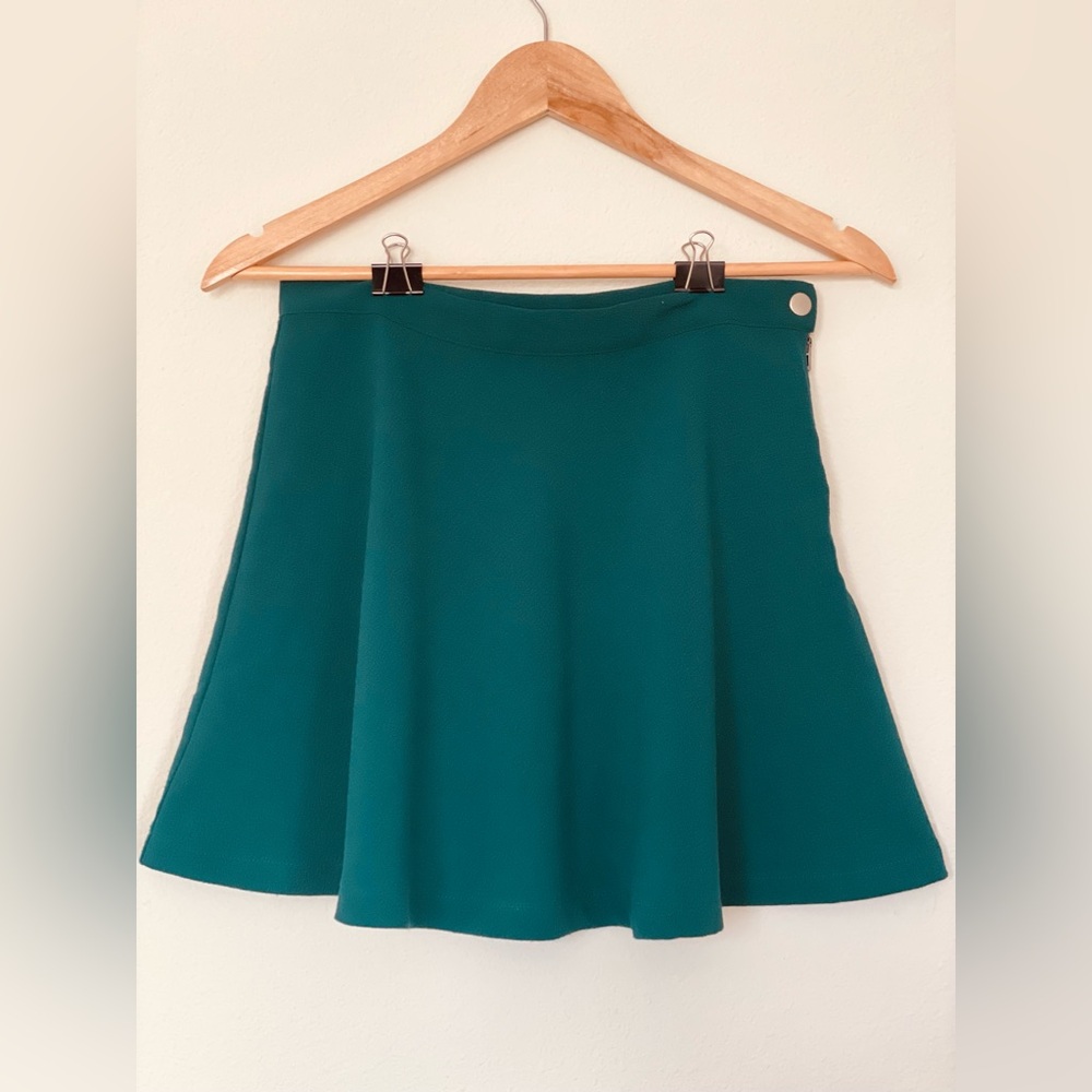Forever 21 Teal Mini Skirt